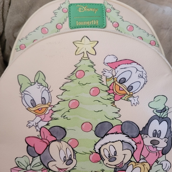 Loungefly Handbags - Loungefly Disney Christmas mickey backpack